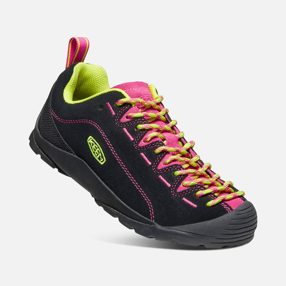 Keen Sneakers Dam Svarta/Rosa - Jasper Suedes - 259680FEJ
